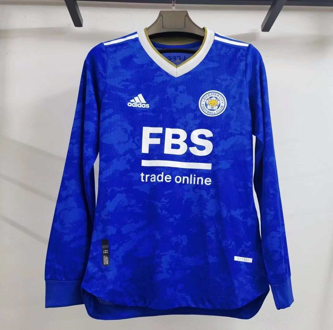 21-22 Leicester City home long sleeves player version