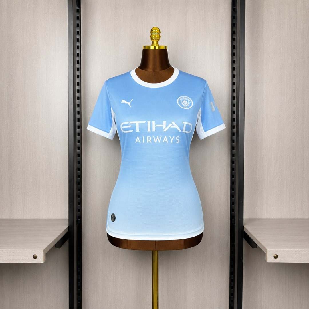 Maillot de football femme Manchester City — 2026/27 · Domicile · tailles S–XXL