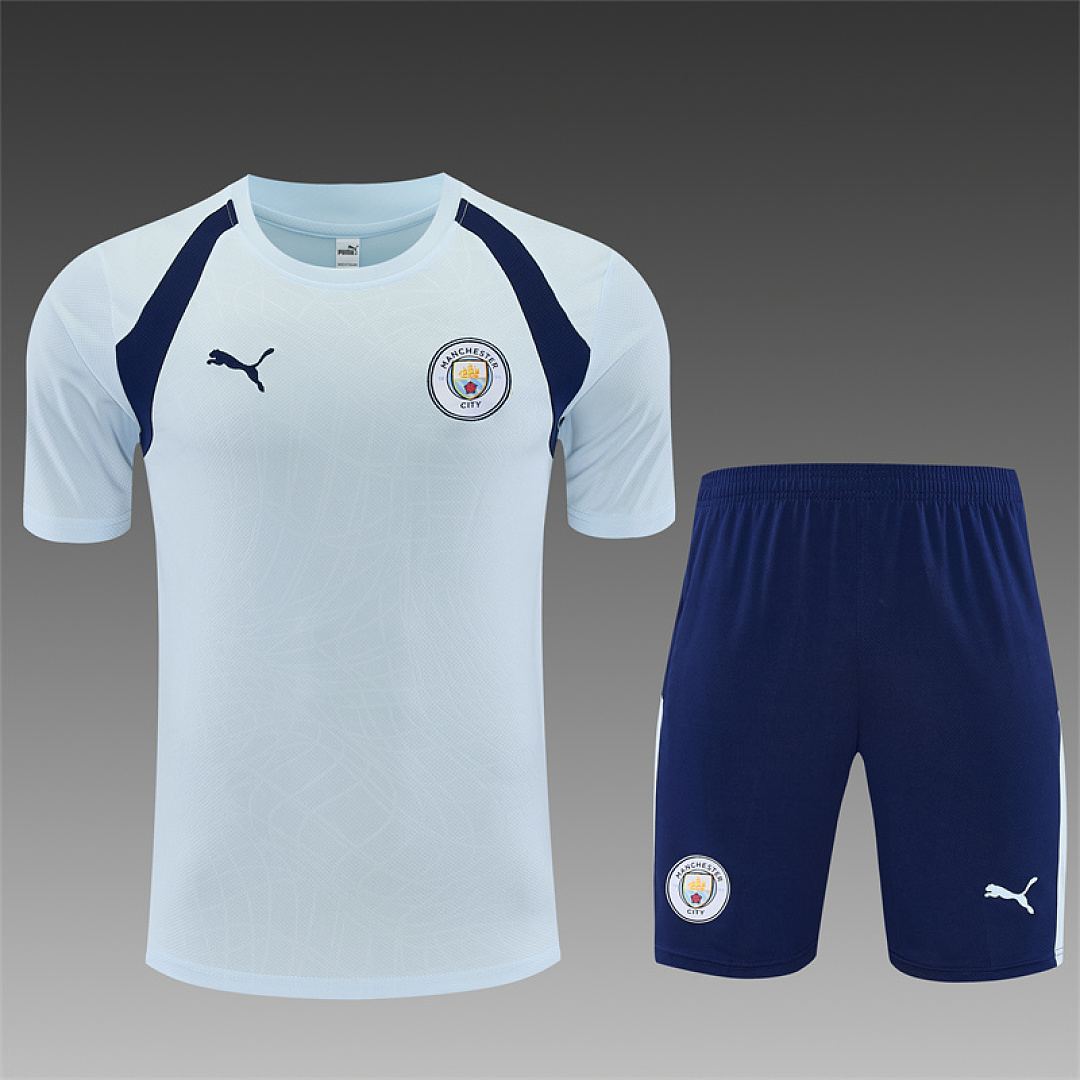 2026/27 Manchester City Pale Ice Blue Training Suit S-2XL