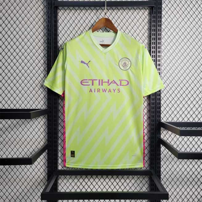 23-24 MCI yellow and pink goalkeeper
