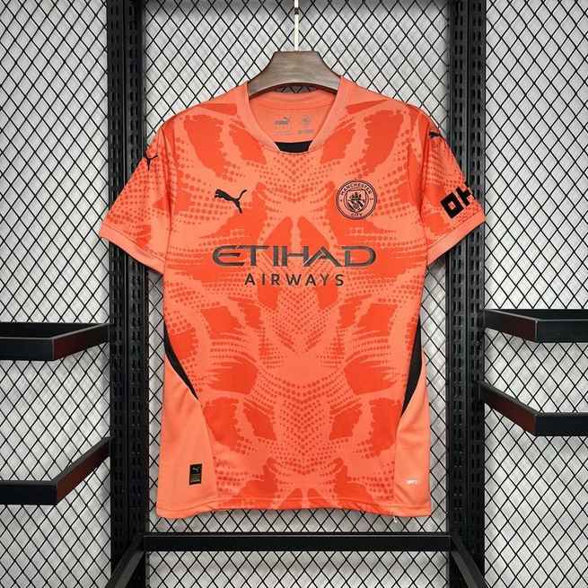 24-25 MCI Orange goalkeeper jersey