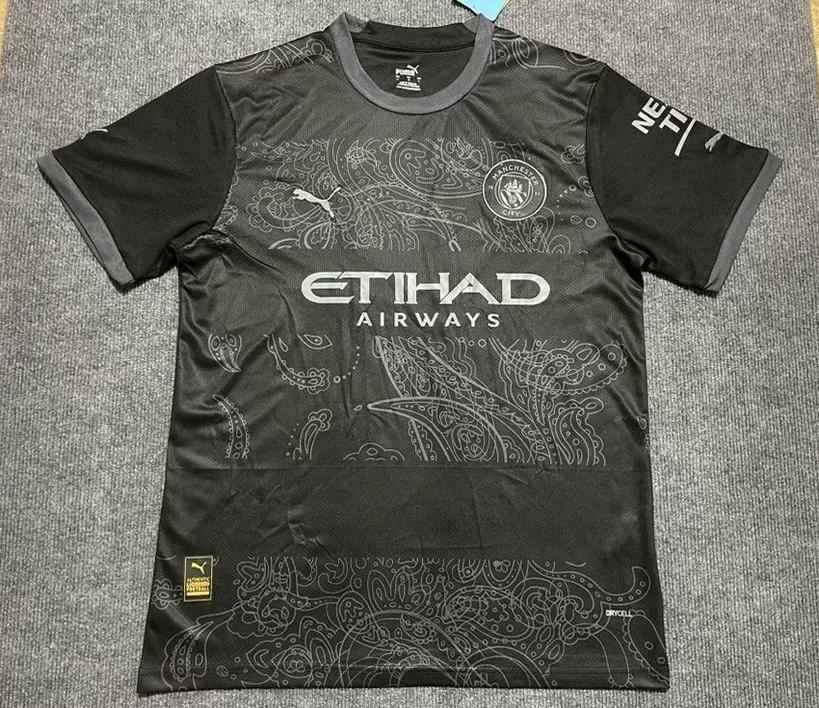Maillot de football 24-25 MCI noir édition spéciale