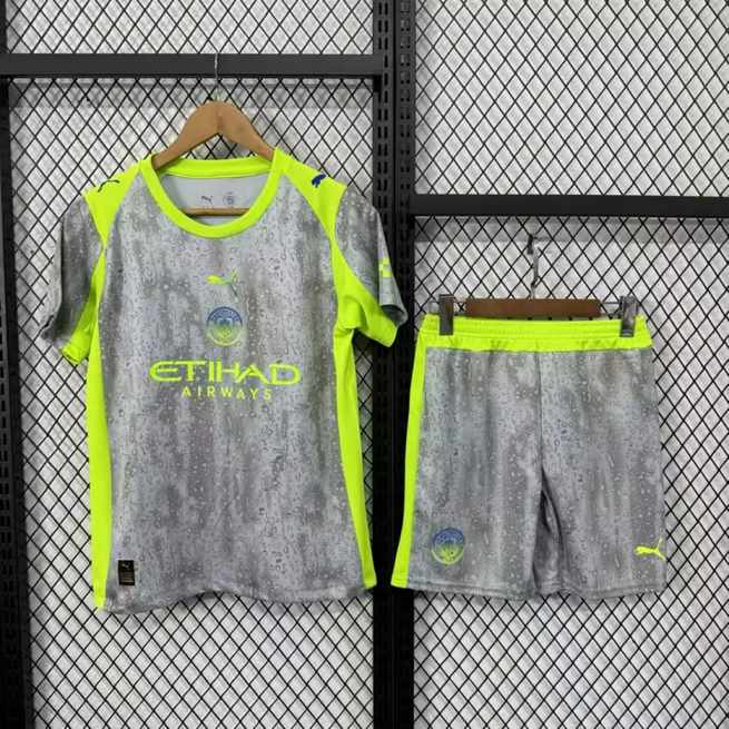 Ensemble de football enfant 25-26 MCI — Troisième maillot