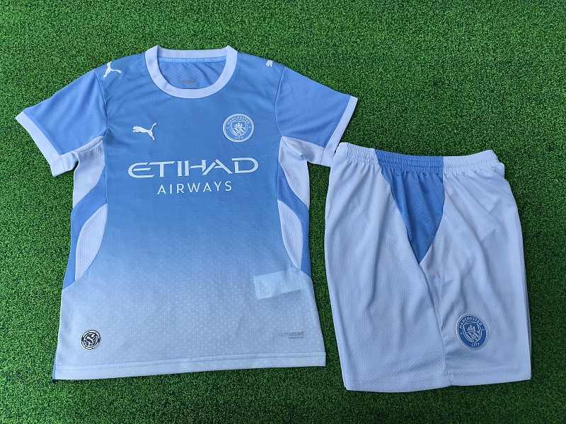 26/27 Manchester City Home Player Version Kids Kit