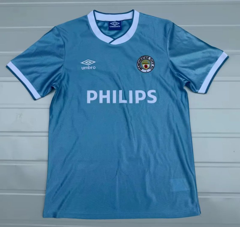 Retro Manchester City 1986/87 home Jersey S-2XL