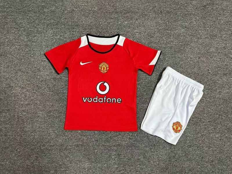 Maillot de football enfant 04-06 MNU — Domicile · Rétro