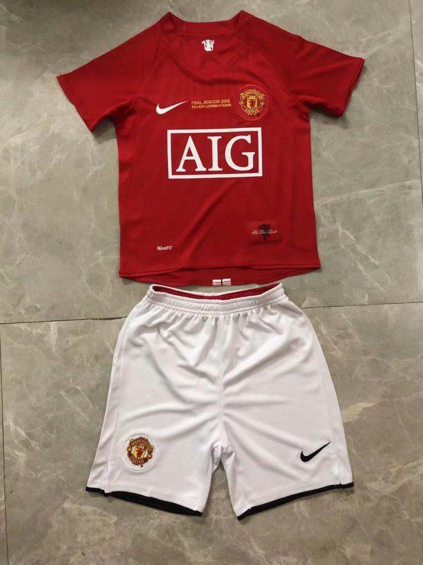 Ensemble de football enfant 07-08 MNU UCL finale — Domicile