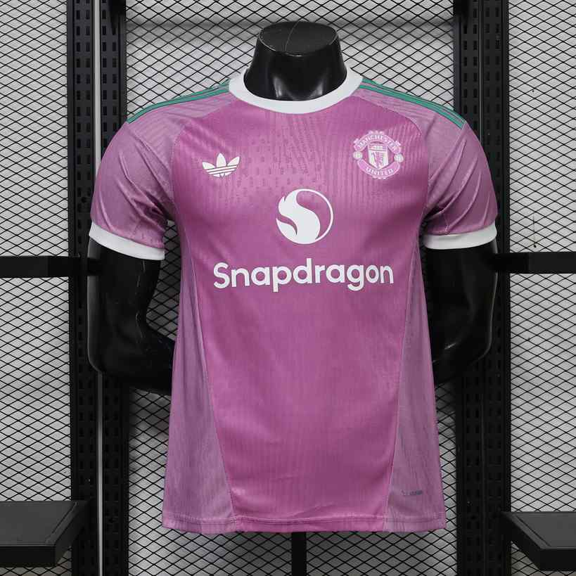 2026/27 Manchester United Purple Goalkeeper Player Version Soccer Jersey S-XXL