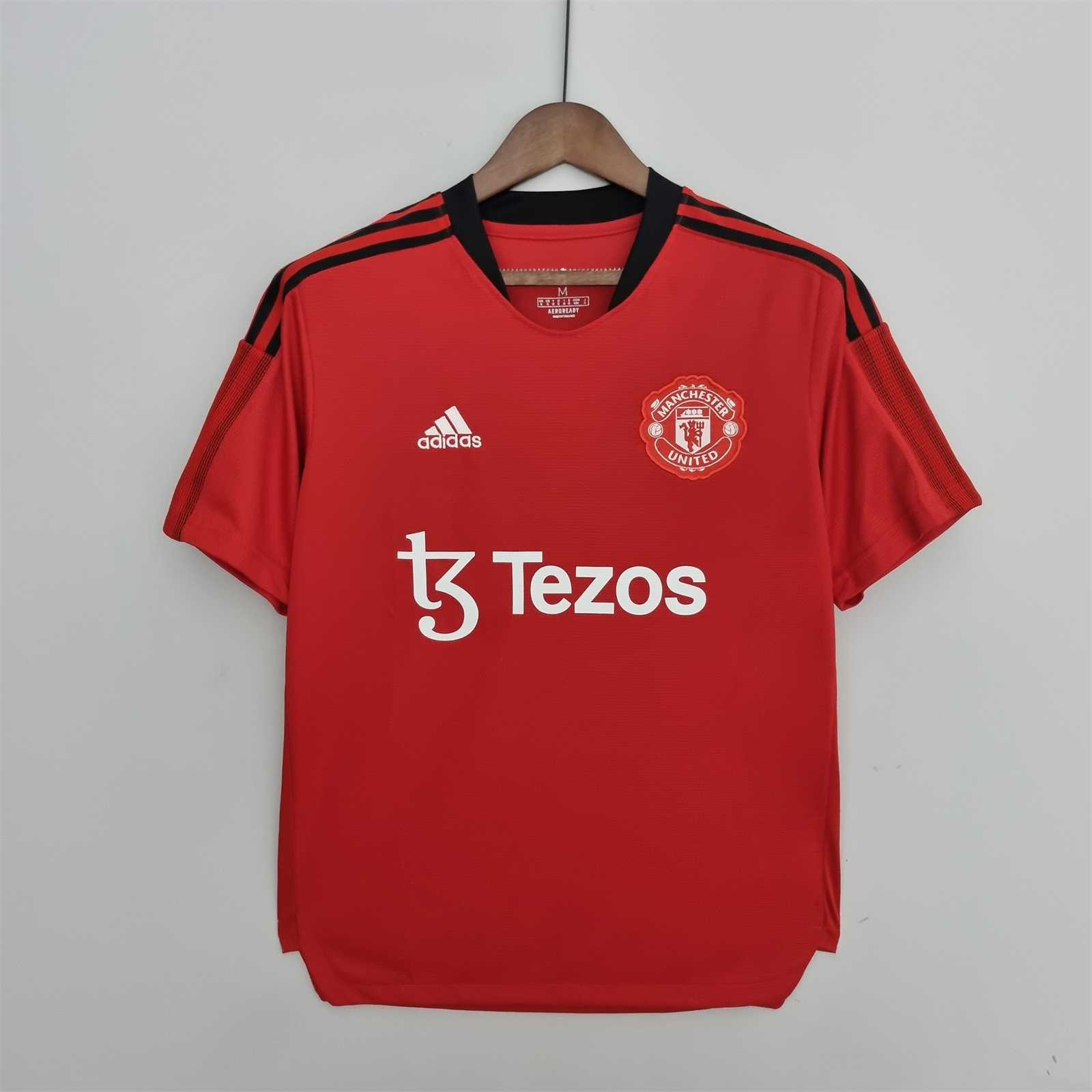 22-23 MNU red training suit