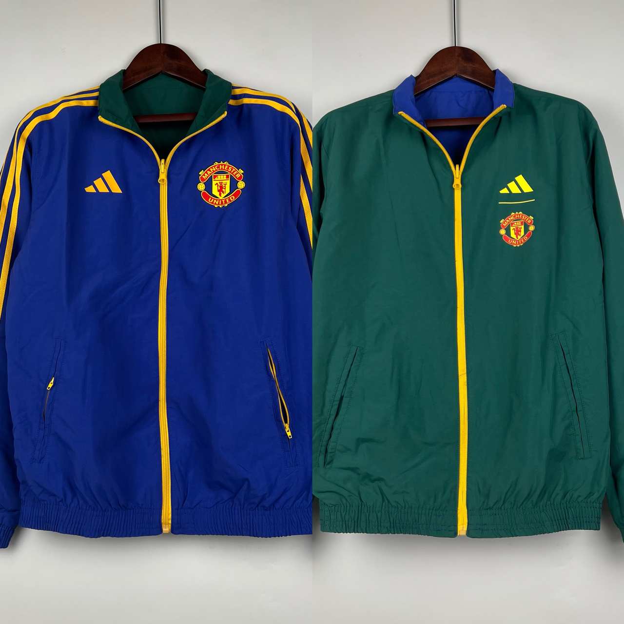 23-24 MNU Reversible Green and Bule Windbreaker