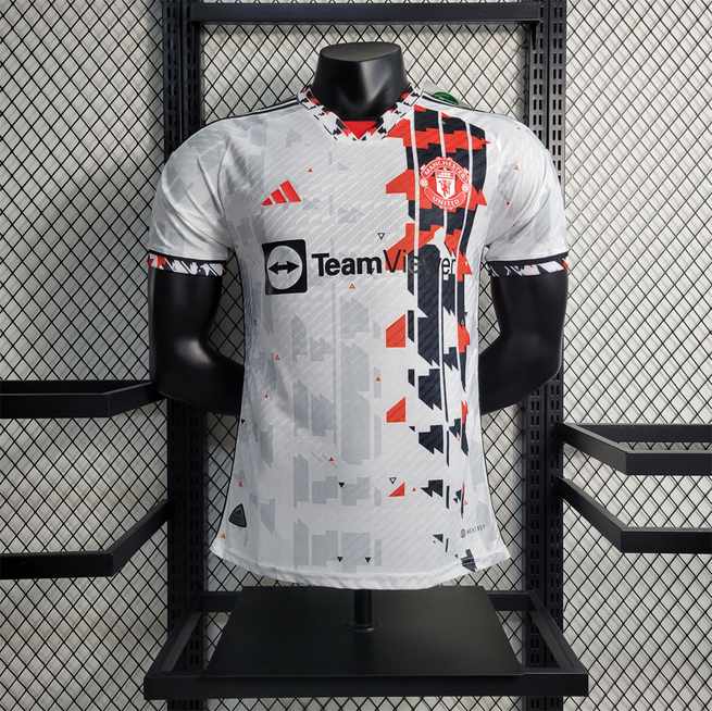23-24 MNU Special white with black and red player version