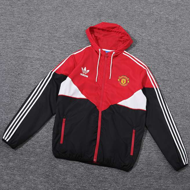 23-24 MNU red and black windbreaker