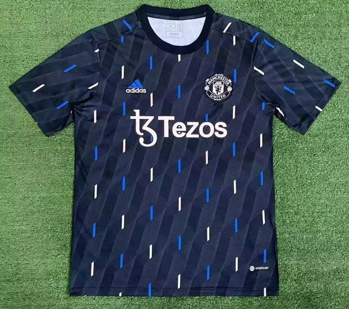 23-24 Man u royal blue training jersey