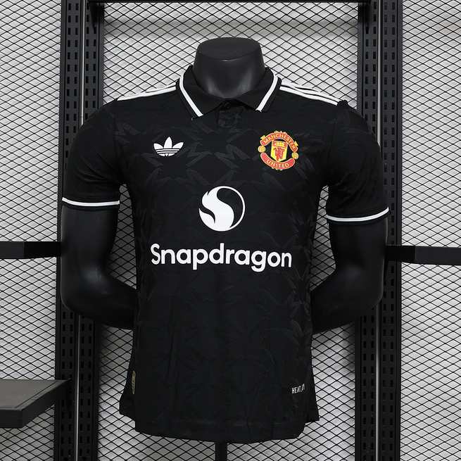 Maillot de football 24-25 MNU noir spécial — Version joueur