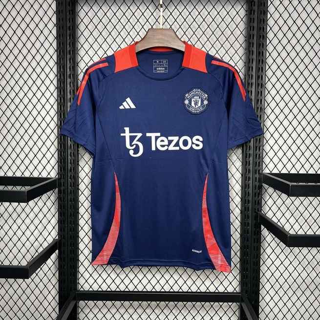 24-25 MNU Dark blue Pre-match training Jersey