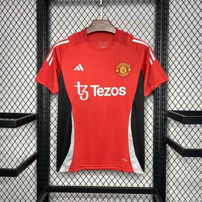 24-25 MNU Red Pre-match training Jersey