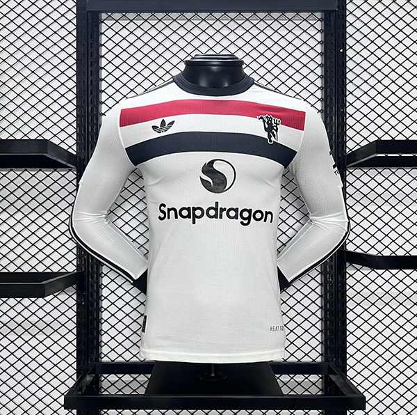 24-25 MNU Third Away white long sleeve player version