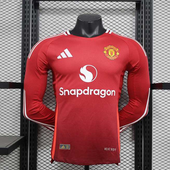 24-25 MNU home long sleeve player version jersey