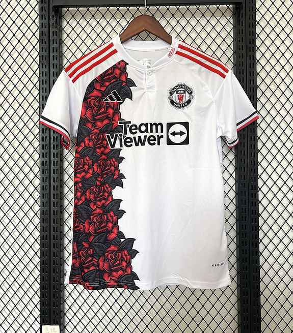 25-26 MNU white and red Special edition jersey