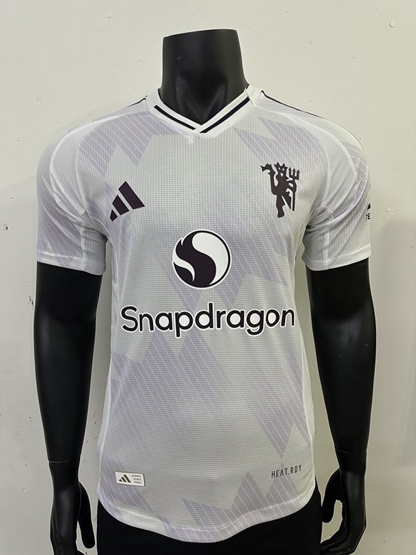 Maillot de football 25-26 MNU blanc spécial — Version joueur