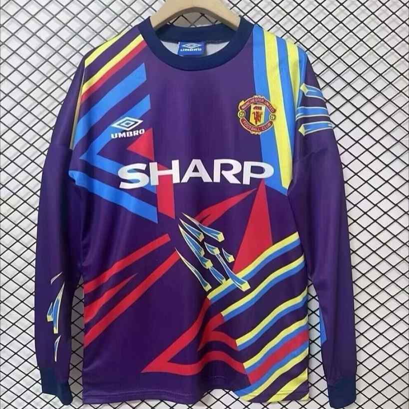 Ensemble de football 92-93 Manchester United gardien — Rétro · Manches longues
