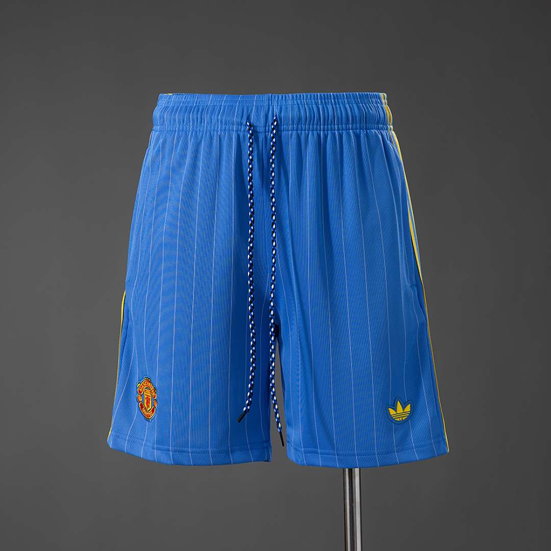 Short M-U Terrace Icons bleu — tailles S–XXL