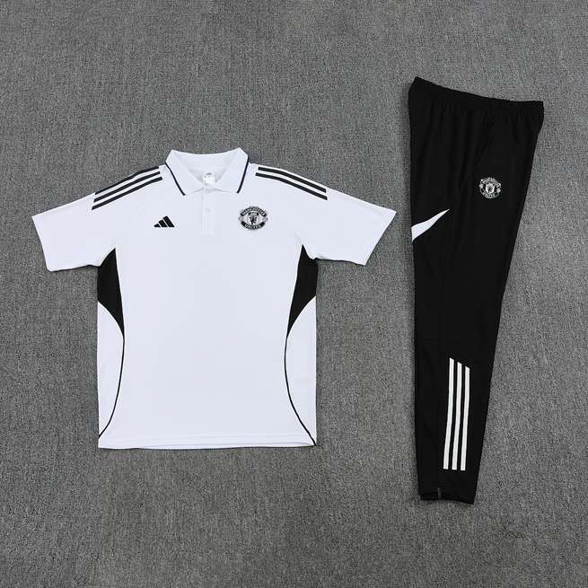Manchester United 2025/26 White POLO Suit