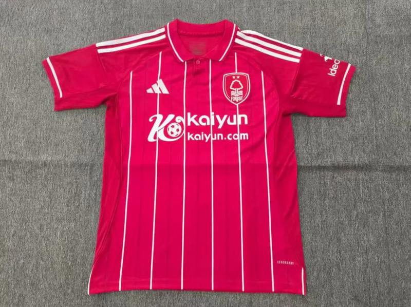 25-26 Nottingham Forest home soccer jersey