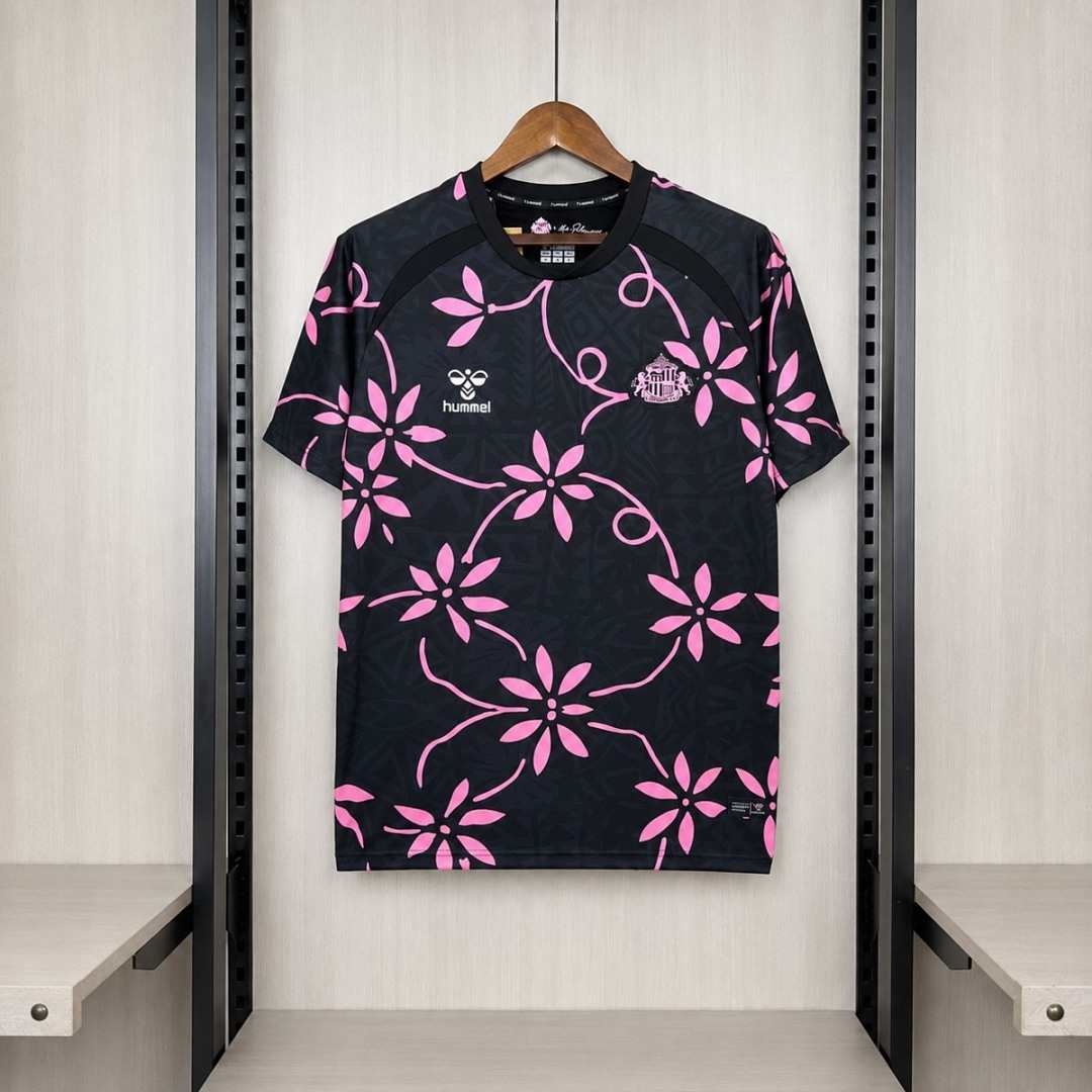 2026/27 Sunderland Black And Pink Training Soccer Jersey S-4XL