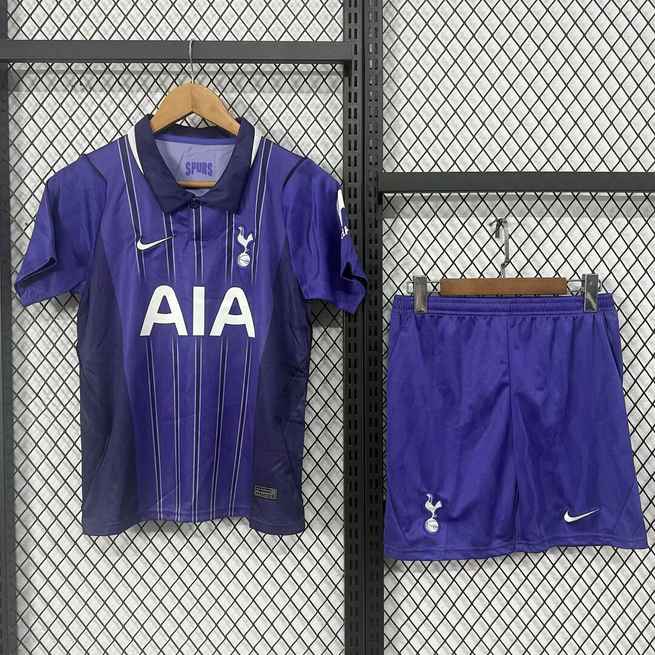 Ensemble de football enfant Tottenham violet — 2026/27 · Troisième maillot · tailles 16–28