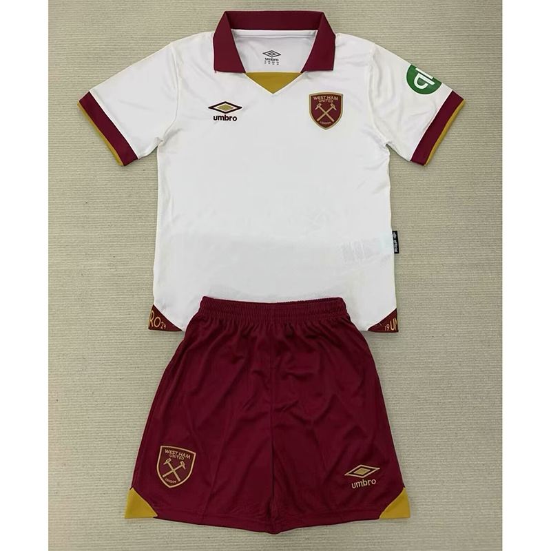 23-24 West Ham Third Away kid kit