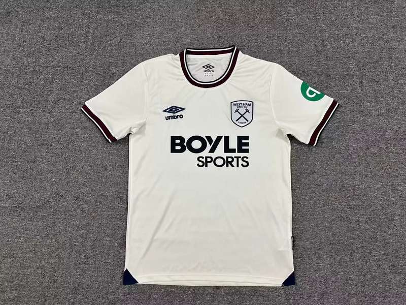 Maillot de football 25-26 West ham — Extérieur · tailles S–4XL