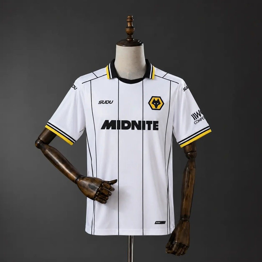 Maillot de football Wolverhampton Wanderers — 2026/27 · Extérieur · tailles S–4XL