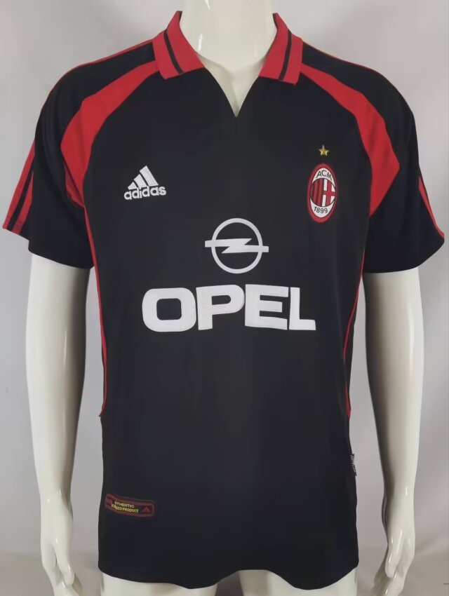 00 01 AC Milan third away game retro 00 01 AC米兰 二客 复古