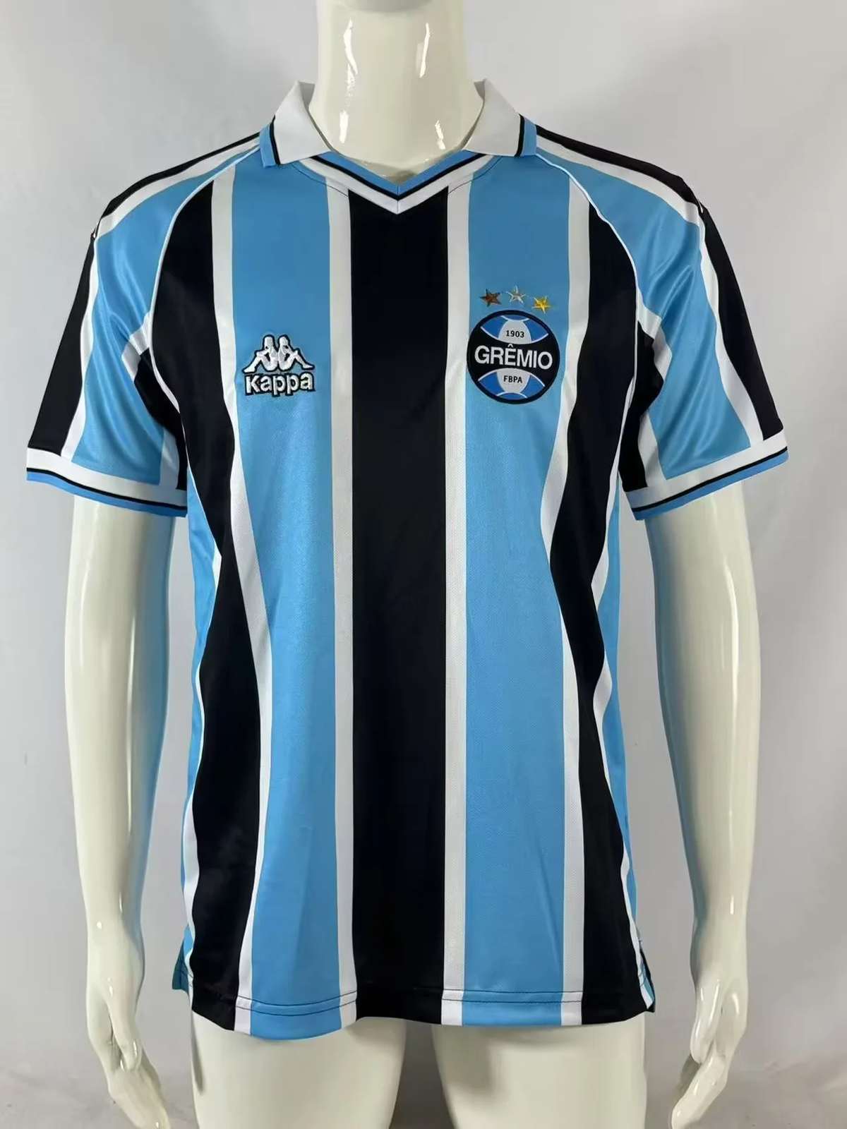 00 01 Gremio home Retro size S-2XL 00 01 格雷米奥 主场