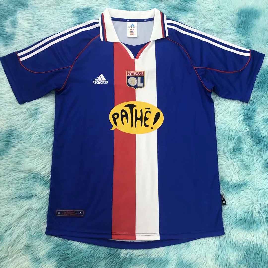 00 01 Lyon away retro 00 01里昂 客场 复古 S~XXL