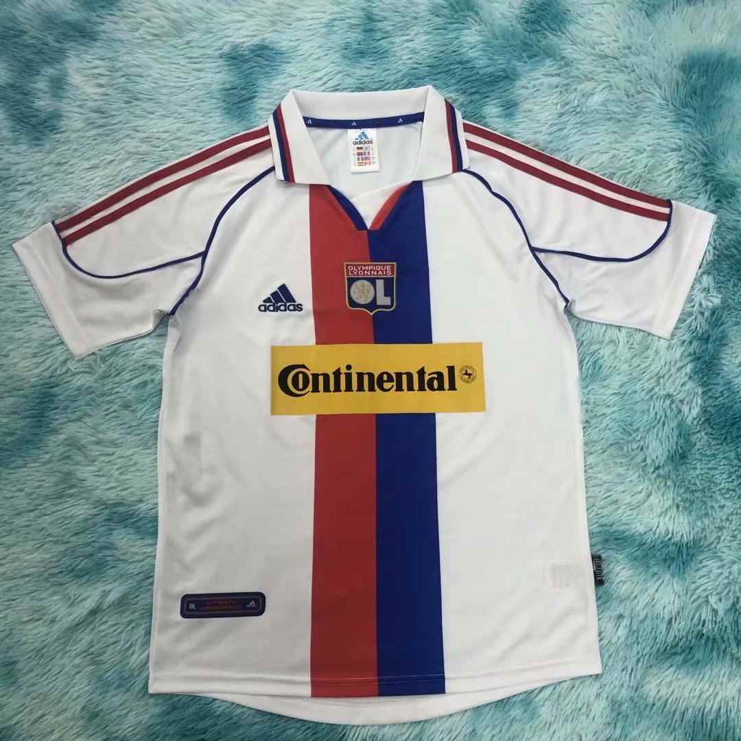 00 01 Lyon home retro 00 01 里昂 主场 复古 S~XXL
