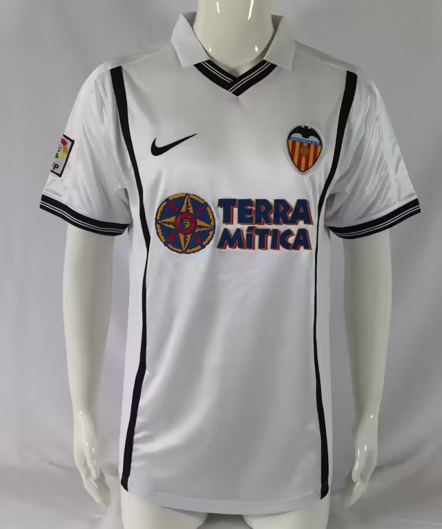 00 01 Valencia Home Retro S~XXL 00 01 瓦伦西亚 主场 复古 S~XXL
