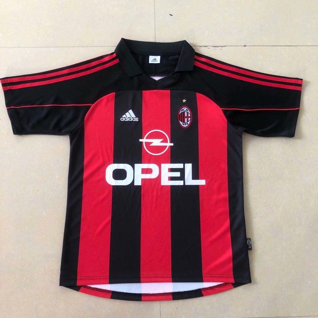 00 02 AC Milan home 00 02 AC米兰 主场 复古