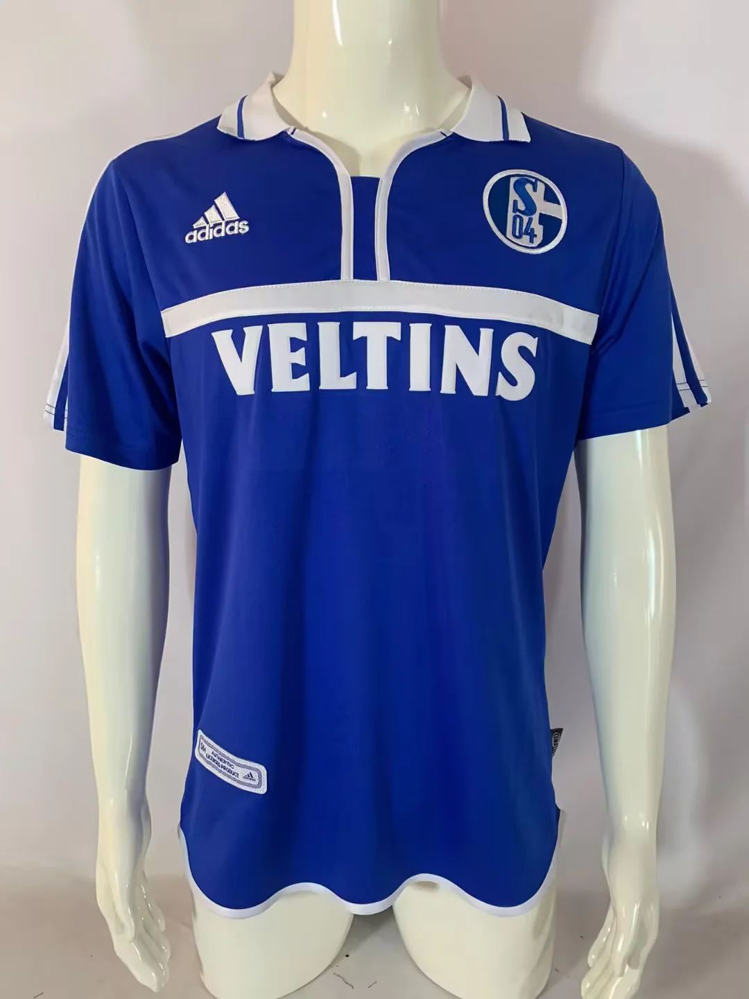 00 02 Schalke 04 home Retro size S-2XL 00 02 沙尔克 04 主场