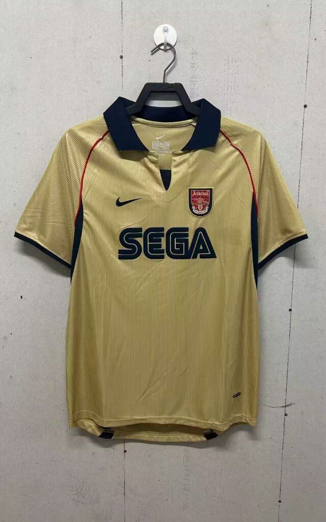 01 02 Arsenal Away Retro 01 02 阿森纳 客场 复古
