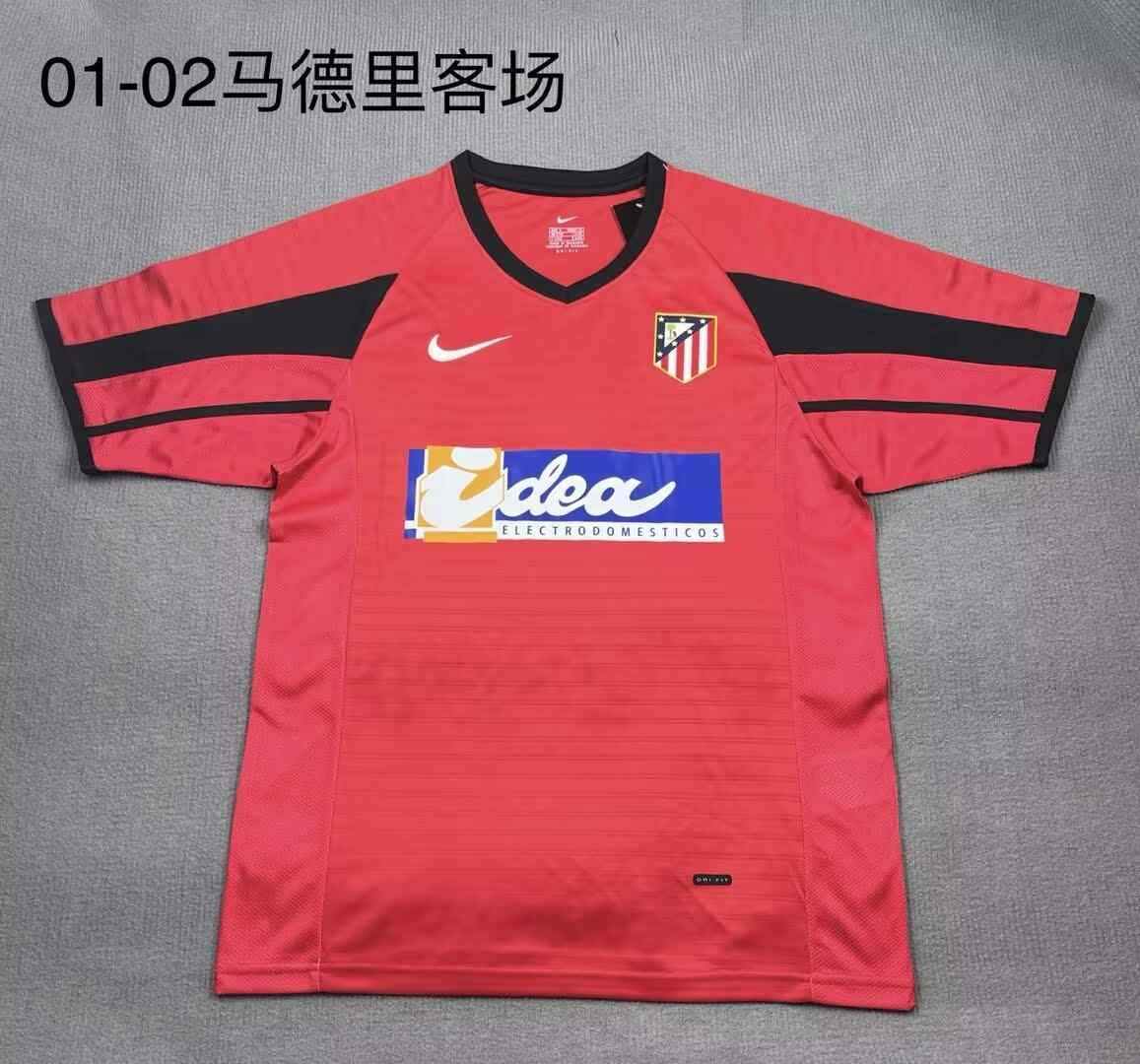 01 02 Atletico Madrid away retro 01 02 马德里竞技 客场 复古