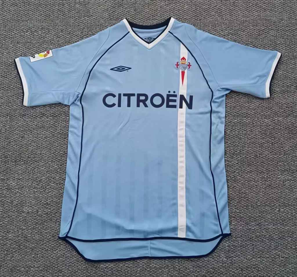 01 02 Celta home retro size S-2XL 01 02 塞阿拉 主场