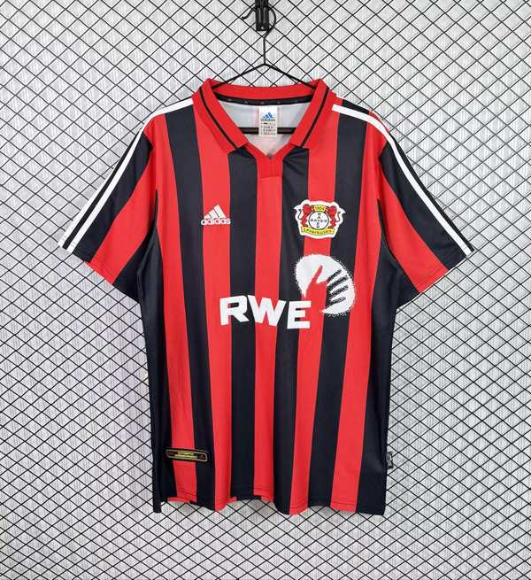 01 02 Leverkusen home retro 2001 02 勒沃库森 主场 复古