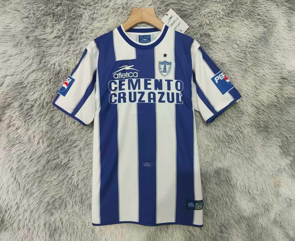 01 02 Pachuca home retro 01 02 帕丘卡 主场 复古