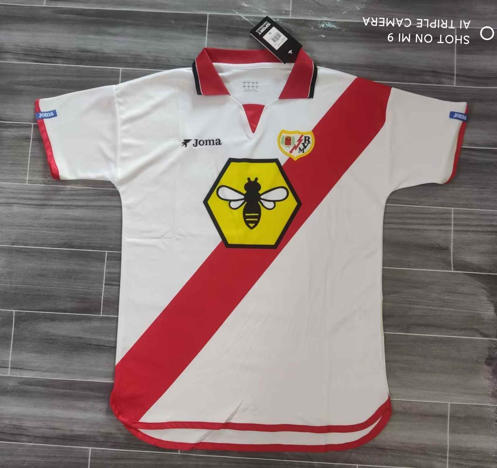 01 02 Rayo Vallecano home retro 01 02 巴列卡诺 主场 复古