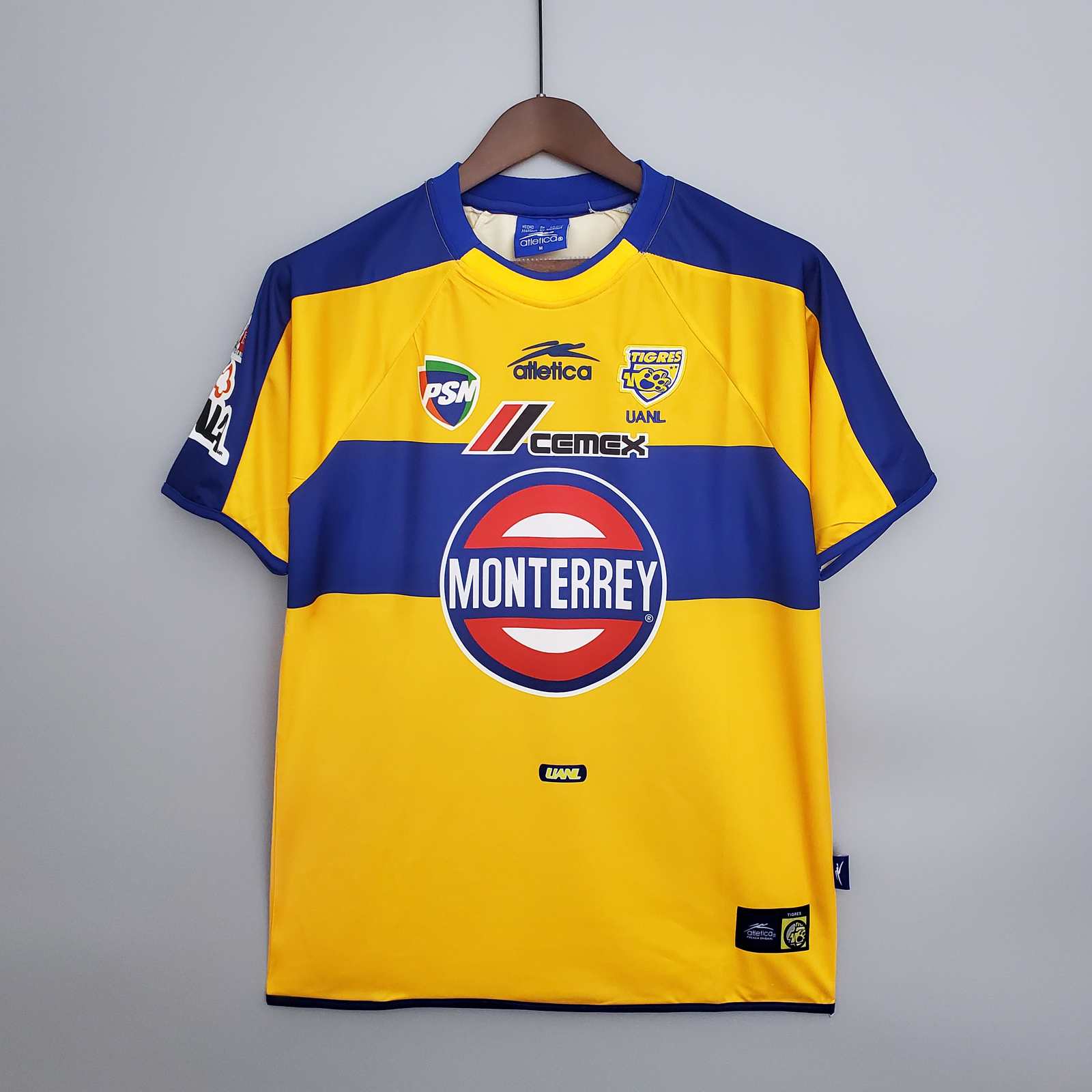 01 02 Tigres home retro 01 02 老虎 主场 复古 S-2XL