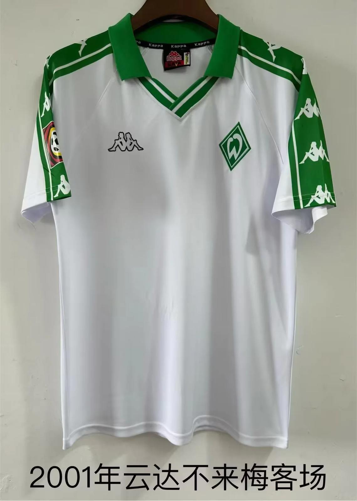 01 02 Werder Bremen away Retro size S-2XL 01 02 云达不来梅 客场