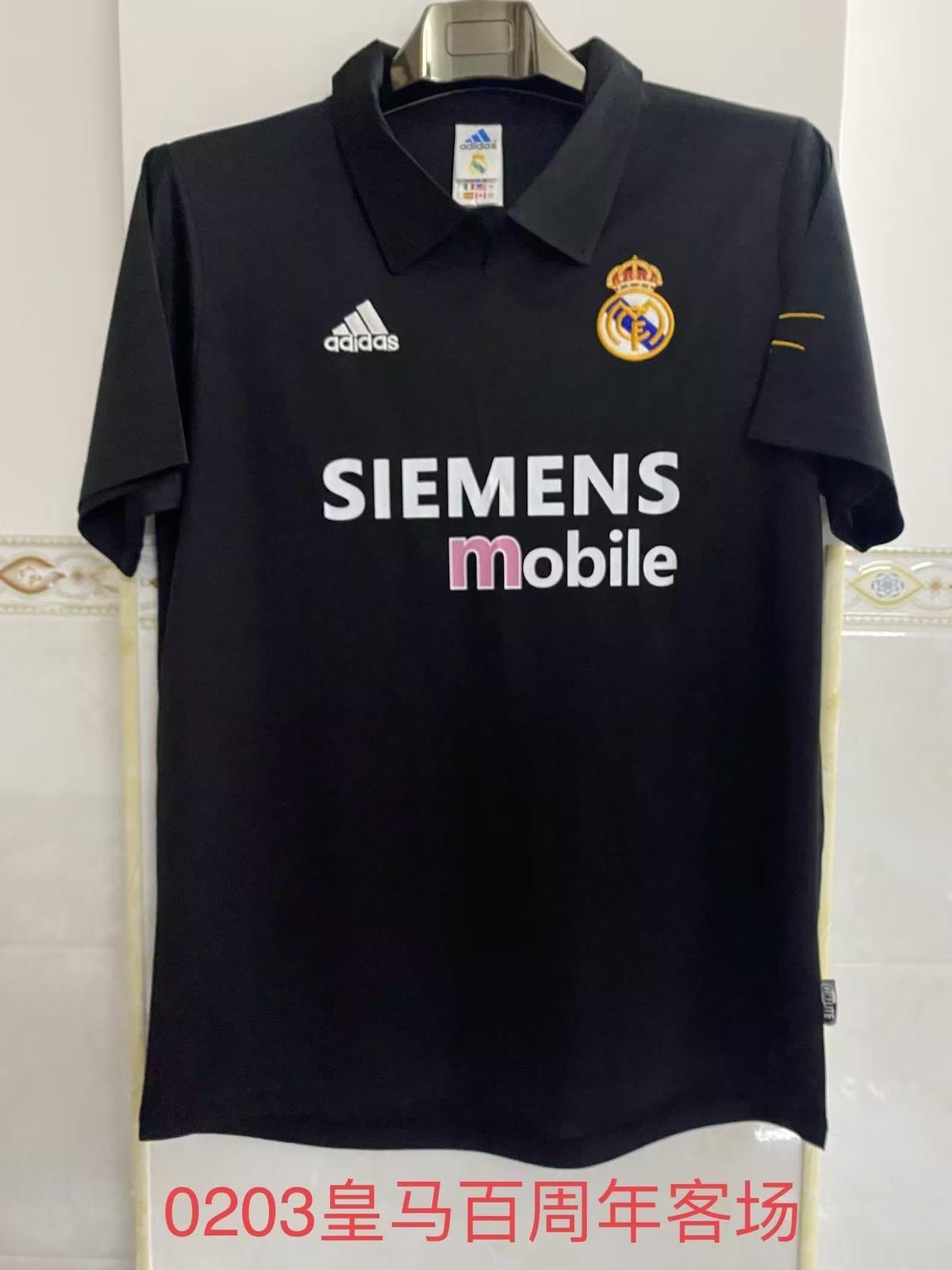 02 03 Real Madrid Away Retro S-XL 02 03 皇马 客场 复古 S-XL