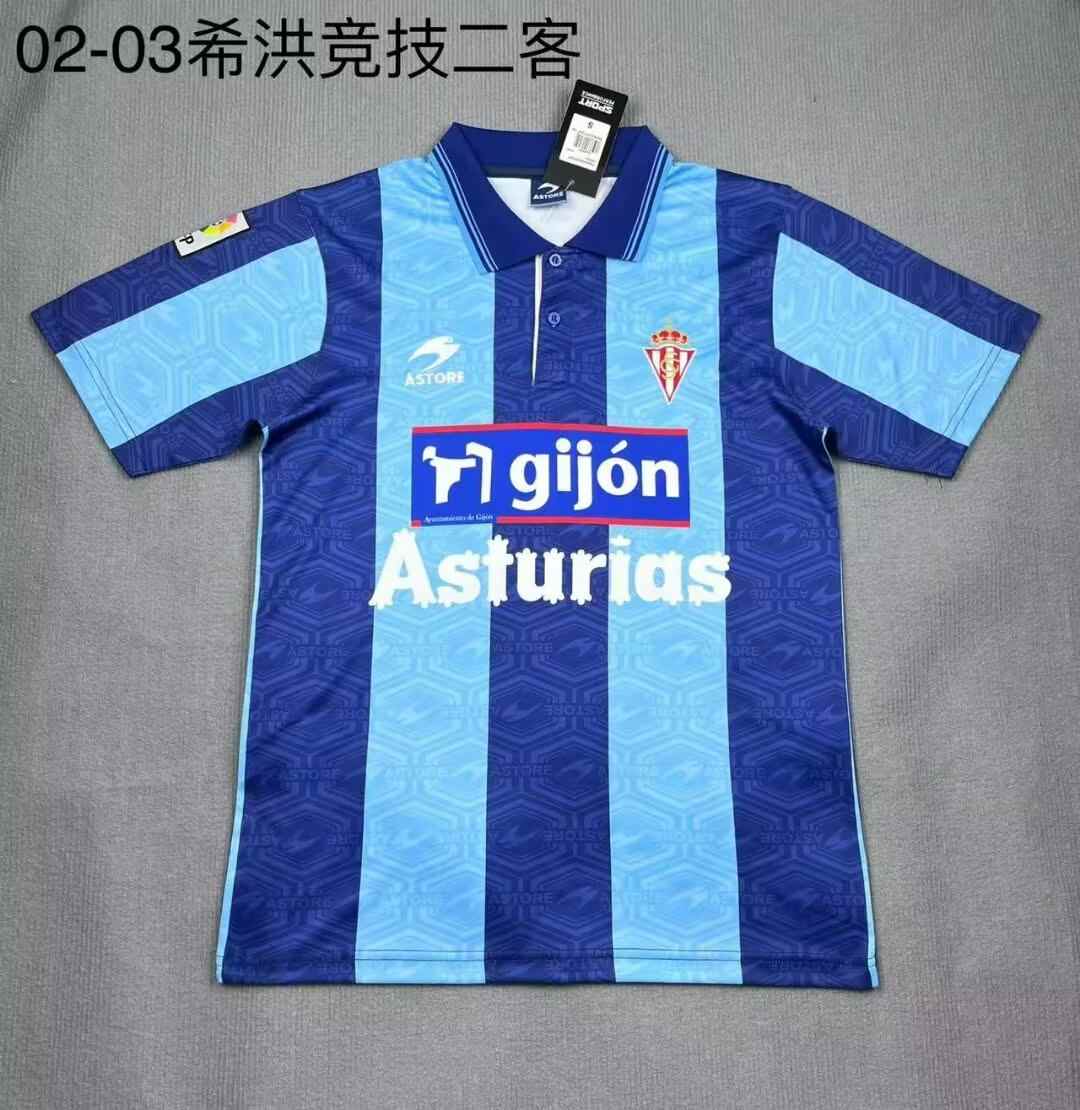 02 03 Sporting Gijon third Away Retro 02 03 希洪竞技 二客 复古
